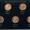 1982 Lincoln Cents