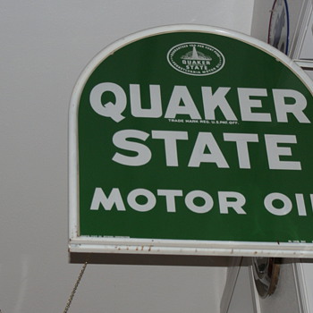 Quaker State sign - Petroliana
