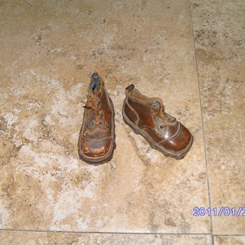 LITTLE LEATHER/CERAMIC SHOES - Shoes
