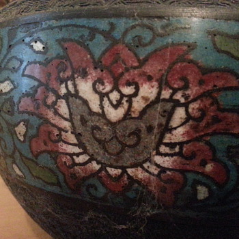 Chinese/Japanese? Bronze Cloisonne
