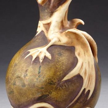 Dragon Vase by Amphora - Art Pottery