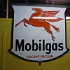 Mobilgas Socony Vacuum Porcelain Shield