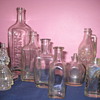 Collection of Old Bottles and Glassware