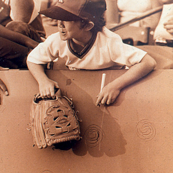 Photo i took on Fenway park fiel 1980