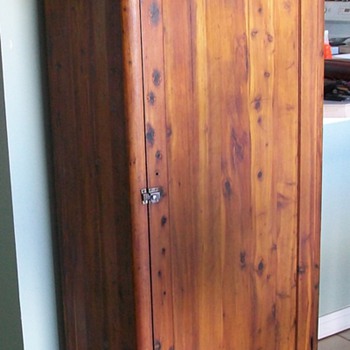 Klein Bros of Long Island City, NY .. Tall Cedar Pantry Chest - Furniture