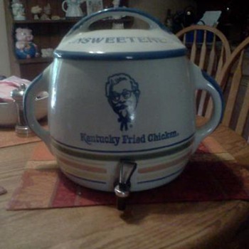 Louisville Stoneware - KFC Unsweetened Ice Tea Dispenser