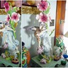 Art Nouveau FAIRY LADY French Majolica Vase