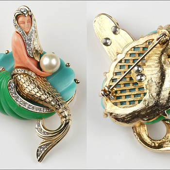 Hattie Carnegie Mermaid - True Vintage vs Reproduction