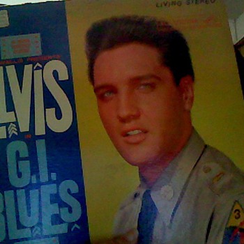 Hal Wallis presentation ELVIS in G. I. BLUES record