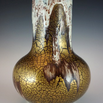 Rare (c.1908-1911) Louis Franchet Ceramic Vase w/ Unusual Glaze - Art Nouveau