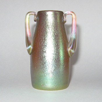2-handled Loetz Candia Silberiris vase - Art Nouveau