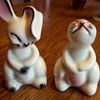 Bunny salt and pepper shakers MADE IN USA #1069- any ideas who made them?