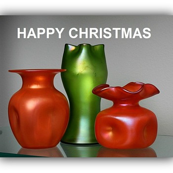 Happy Holidays - Art Glass