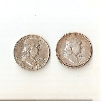 First and Last Franklin Half Dollars
