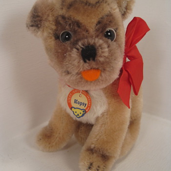 Steiff's Precious Smallest Sized Mopsy Pug Dog - Dolls