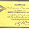 Illinois Central Gold 50 Year Service Pass