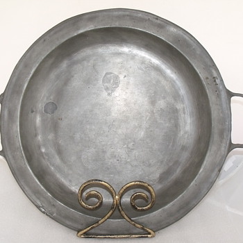 Vintage Real Pewter Tray 