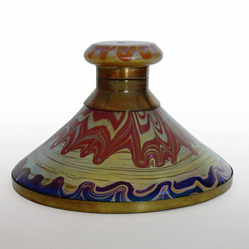Lötz inkwell Phänomen Gre. 358 , Franz Hofstötter, ca. 1900 - Art Glass