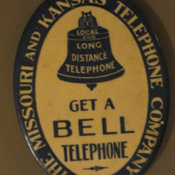 Missouri & Kansas Telephone Pocket Mirror - Telephones