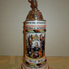 Imperial German Reservist's stein of Hornist Miller, 119th Wurttemberg Grenadiers