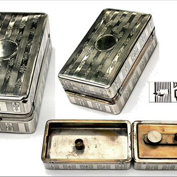 1907 Sterling Silver Travel Lighter?  English