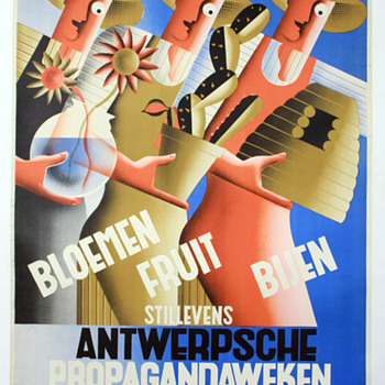 Belgian Art Deco Exhibition Poster - Art Deco