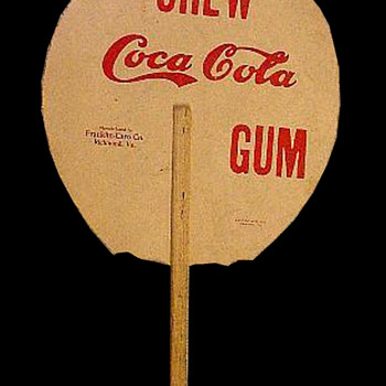 Coca-Cola Chewing Gum Fan - Coca-Cola