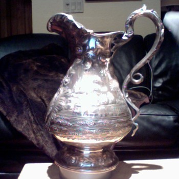 bailey and co large silver pitcher