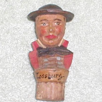 Carved Cork - Lossburg - Folk Art