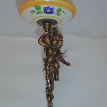2 Cherub wall Sconce - Lamps