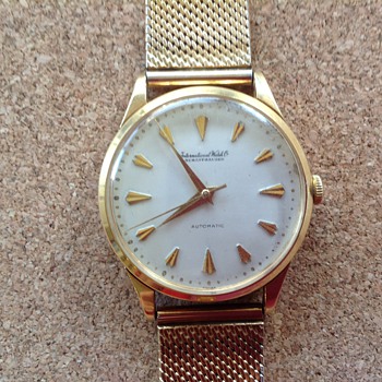 My father's old International Watch Co. Swiss Automatic wrist watch