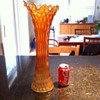 Funeral Vase Fenton? Carnival? Rare? 