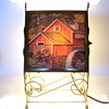 TV Lamp with Mill Scene