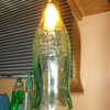 Coke bottle hanging lamp or... way too much time on my hands.