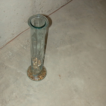 TALL GLASS TUBE VASE? - Glassware