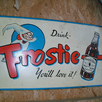 Frostie Root Beer Sign