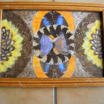 Vintage Deco Butterfly Tray