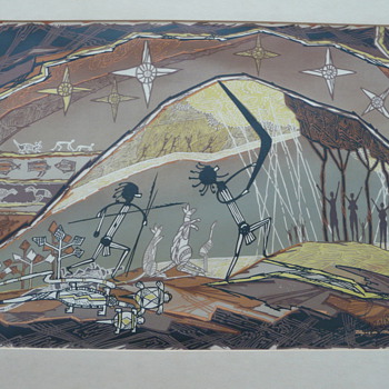 BYRAM MANSELL (1899 – 1977) SIGNED PRINT - Posters and Prints