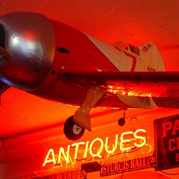 Old Radio Control Airplane...Lucky " 7 " Gee Bee Super Sportster