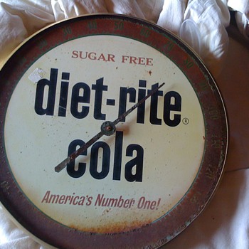 Diet Rite Cola thermometer