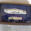 Moby Dick scrimshaw  Case knife in presentation case