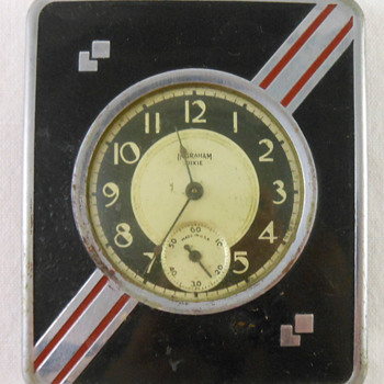 1930's Art Deco Travel Pocket Watch  - Pocket Watches