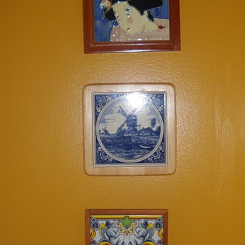 Various decorative tiles