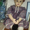 Porcelain faces,hands and feet with stuffed bodies