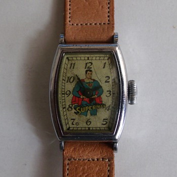 1948 Tonneua Style Superman Wrist Watch - Wristwatches