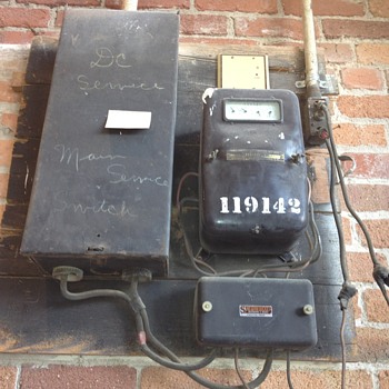 Old, old utility meter - Victorian Era