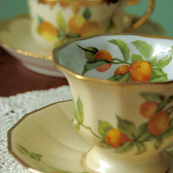Limoges for Greenleaf & Crosby Co. Teacups and Saucers