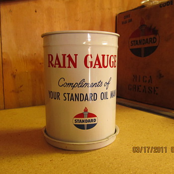 Standard oil.. rain gauge