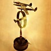 Double trench art airplanes