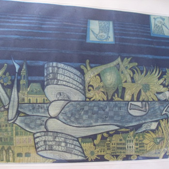  Limited Edition Modern Japanese Print by Masao Yoshida